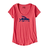 W's Flying Fish Cotton/Poly Scoop T-Shirt